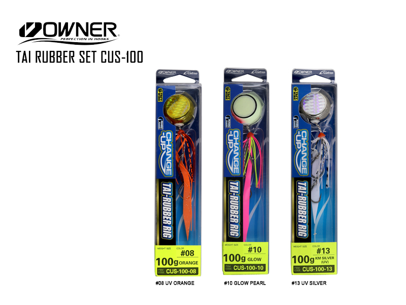 Cultriva Change Up Tai Rubber Set CUS-100 ( Weight: 100gr, Color: #10 Glow Pearl)